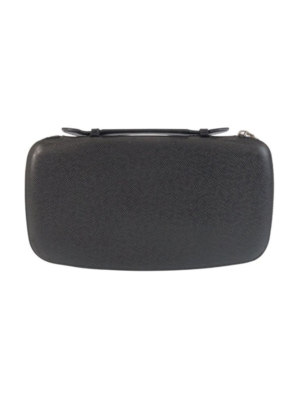 Louis Vuitton Taiga Atoll Black Silver Leather Wallet Organizer